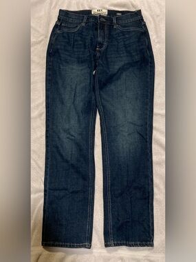 Straight Fit Men’s Jeans in Dark Blue
